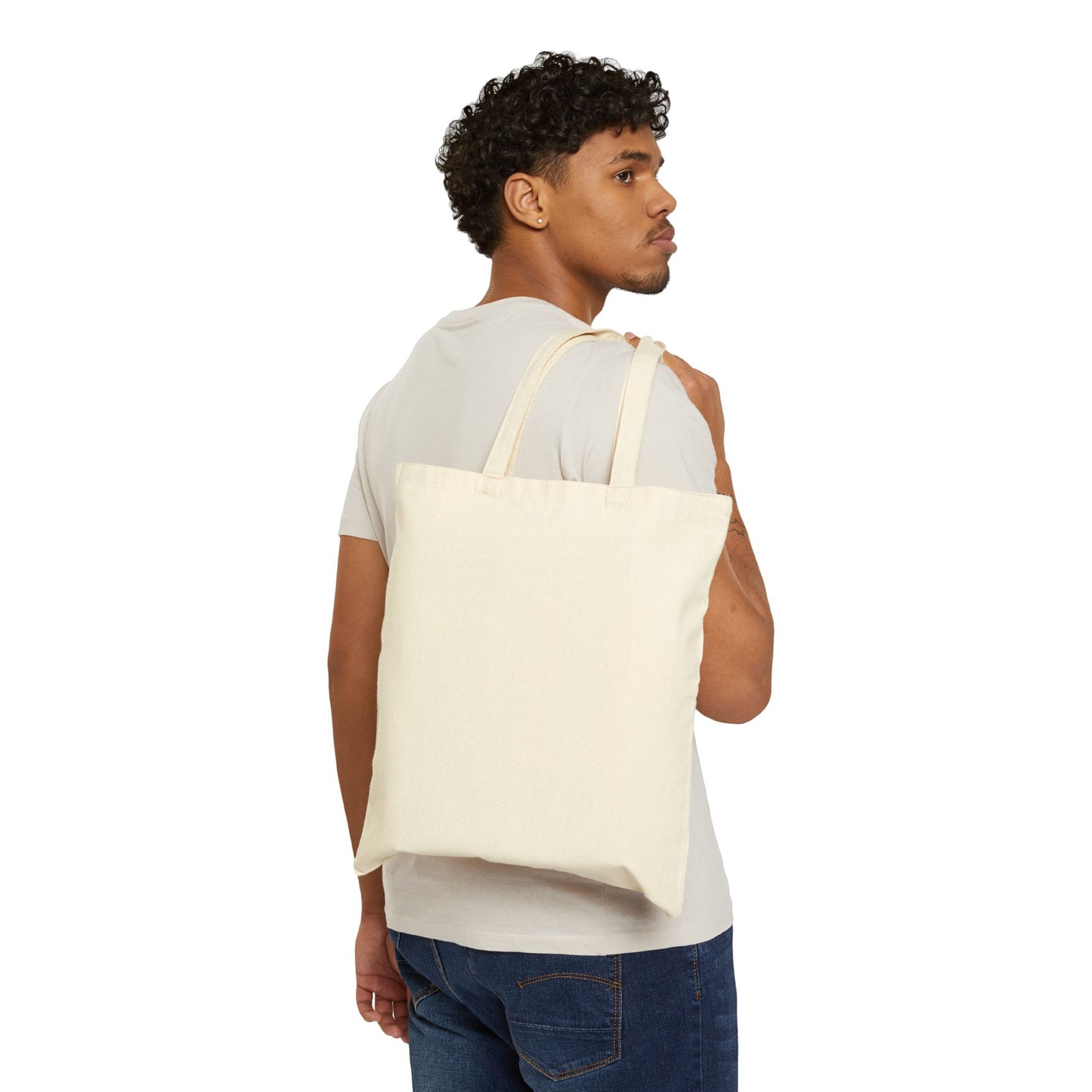 Progress Not Perfection Cotton Canvas Tote, Eco-Friendly Bag, Reusable Shopping Tote, Gift for Teachers, Artsy Decor
