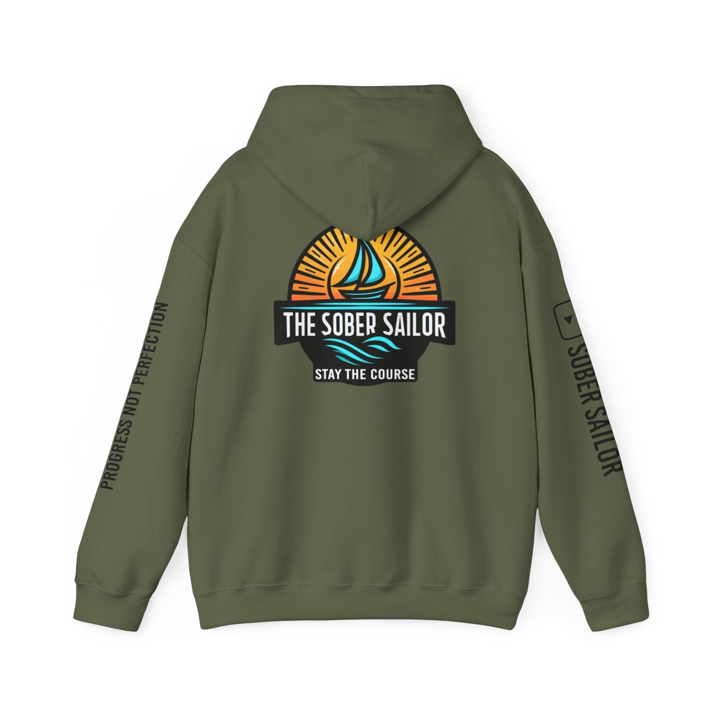 Crew Heavy Blend Hooded Sweatshirt - Stay the Course | Save a Life