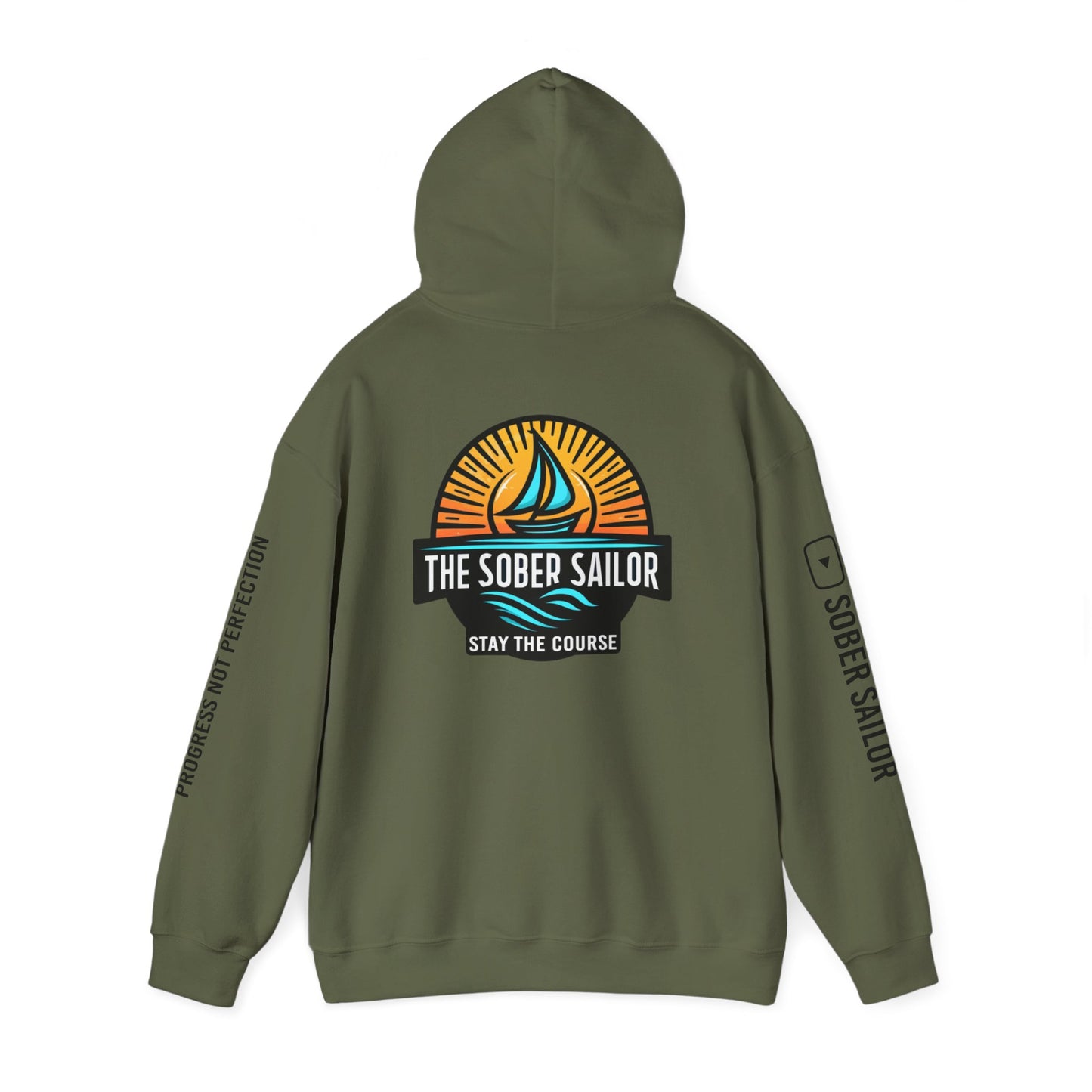 Crew Heavy Blend Hooded Sweatshirt - Stay the Course | Save a Life