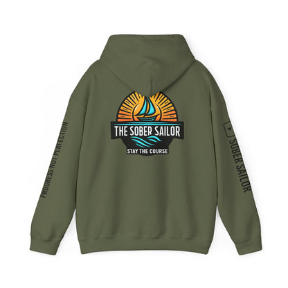 Crew Heavy Blend Hooded Sweatshirt - Stay the Course | Save a Life