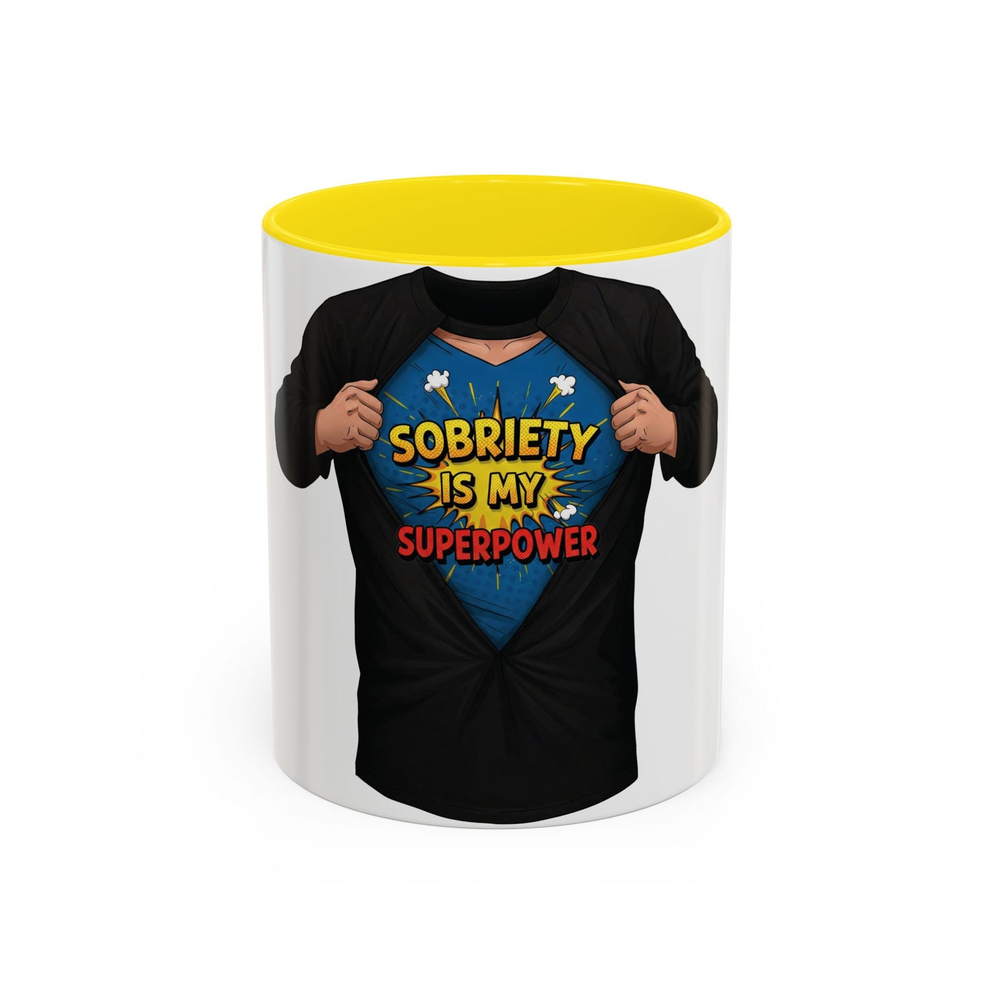 Sobriety Superpower Coffee Mug – Inspirational 11oz & 15oz