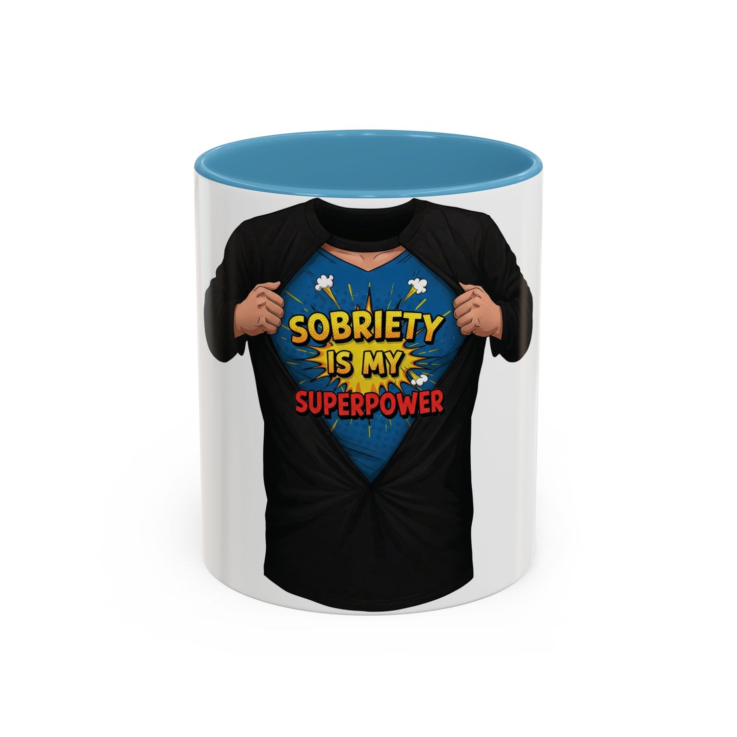 Sobriety Superpower Coffee Mug – Inspirational 11oz & 15oz