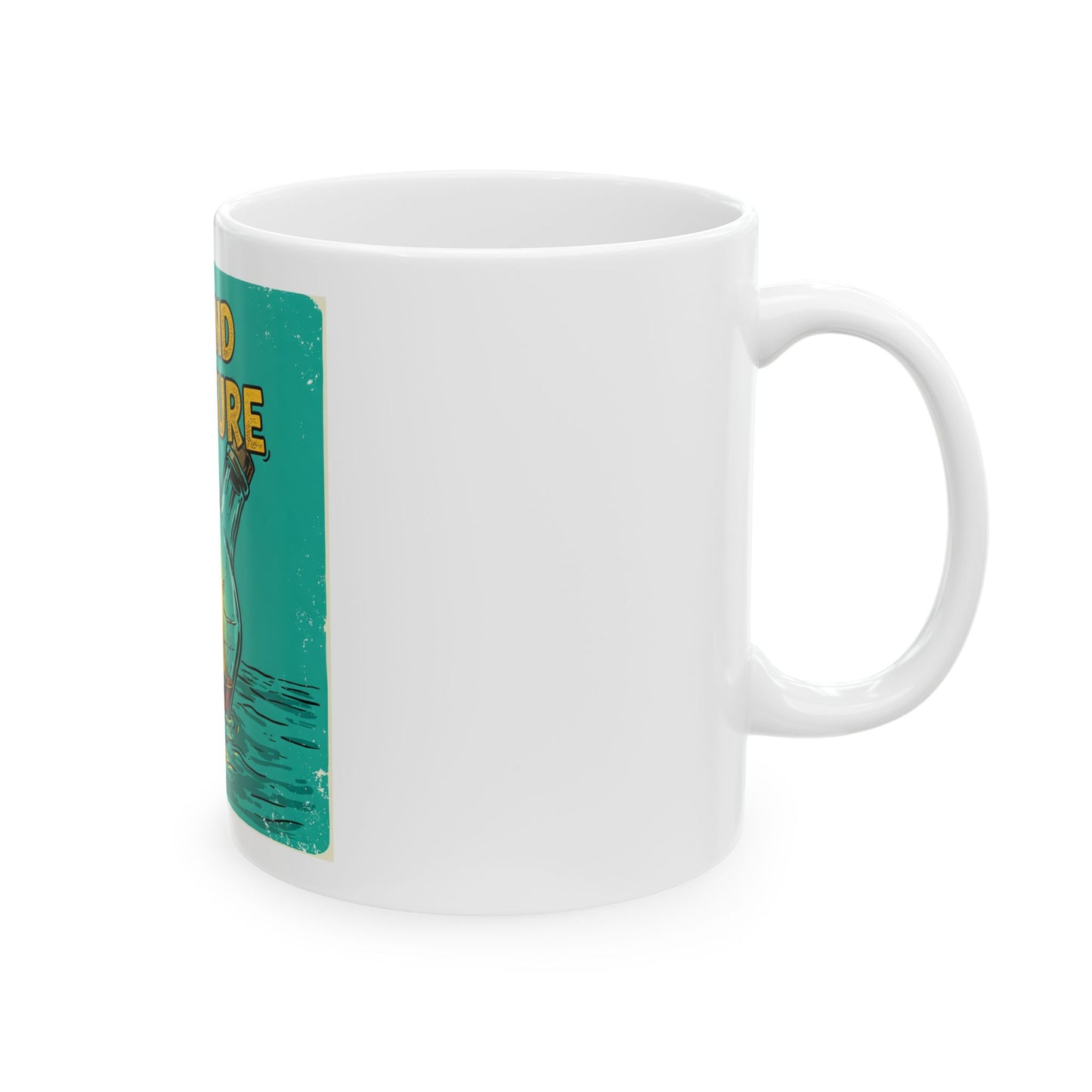 I Found Treasure Ceramic Mug - Funny 11oz or 15oz Coffee Cup for Adventure Lovers
