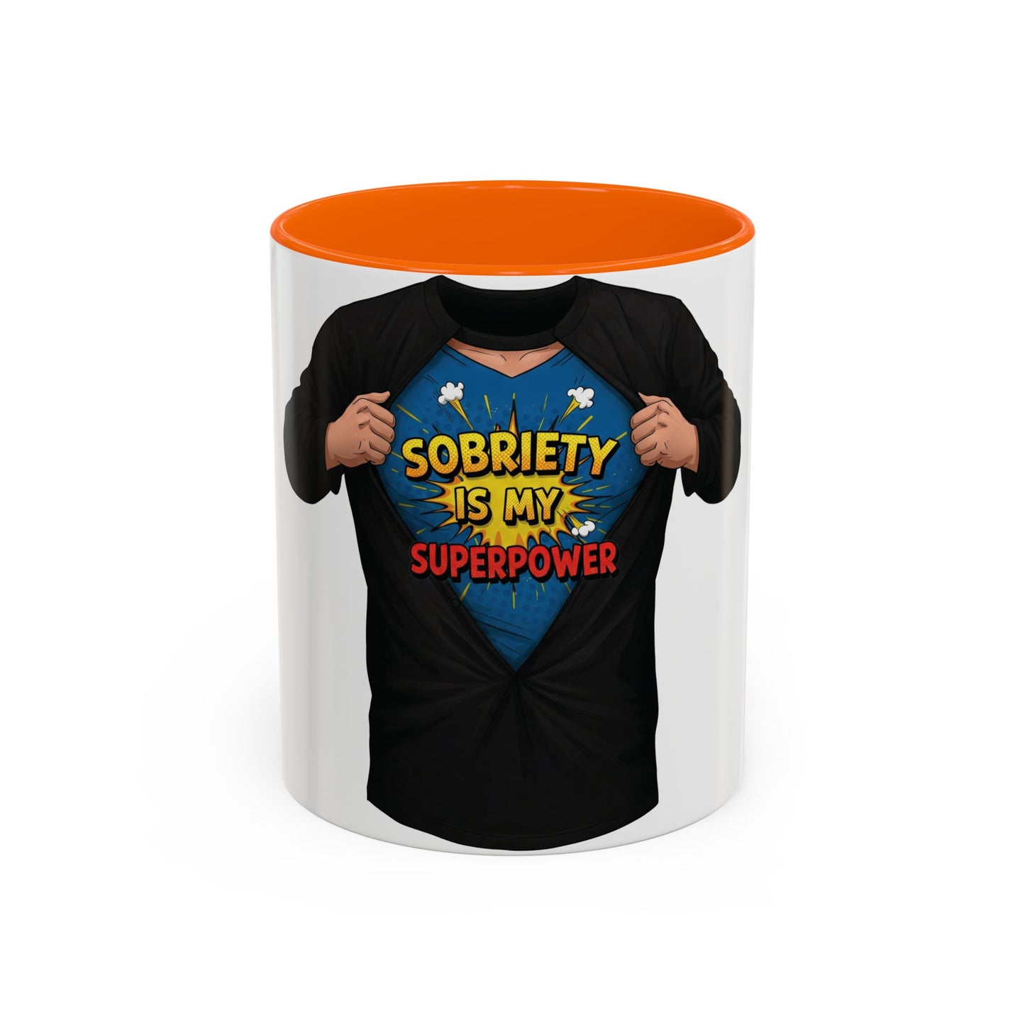 Sobriety Superpower Coffee Mug – Inspirational 11oz & 15oz