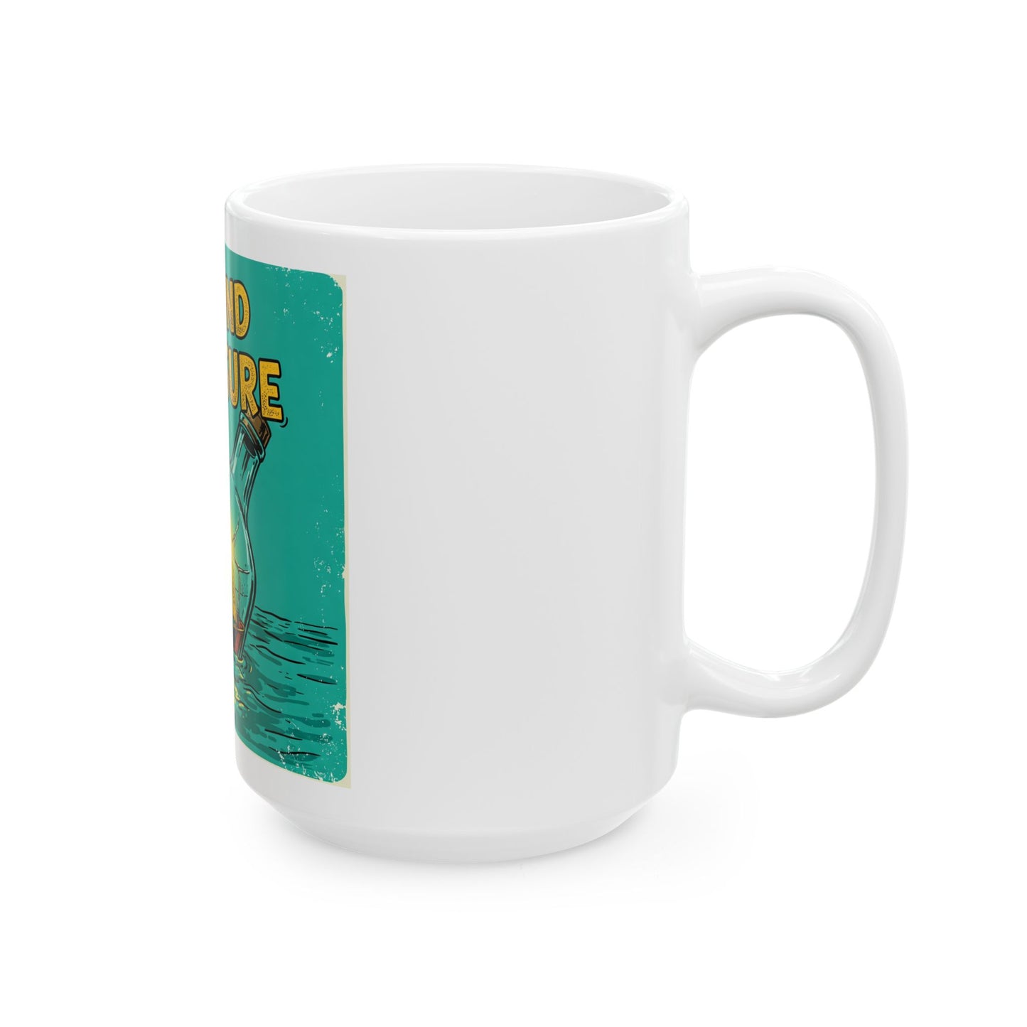 I Found Treasure Ceramic Mug - Funny 11oz or 15oz Coffee Cup for Adventure Lovers