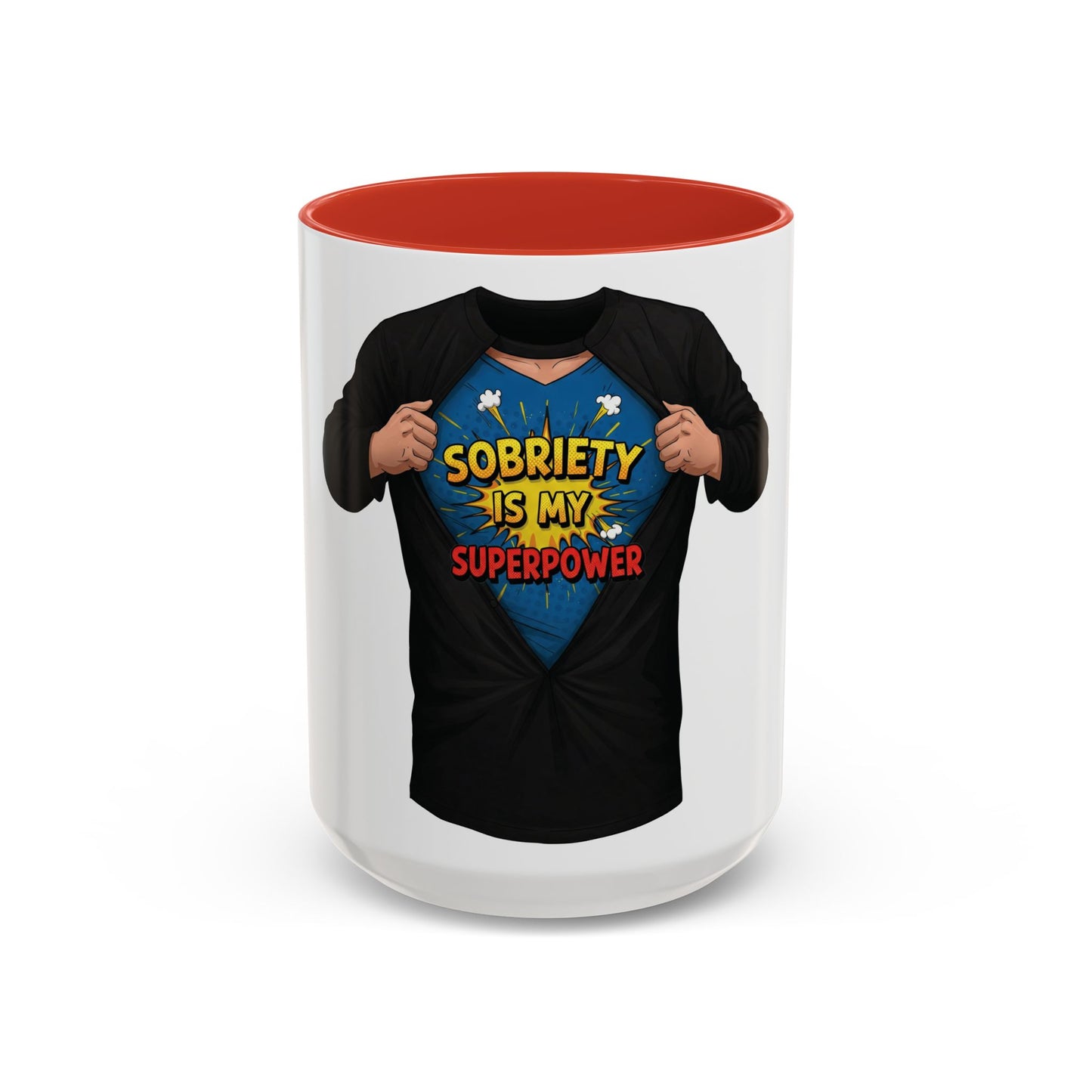 Sobriety Superpower Coffee Mug – Inspirational 11oz & 15oz