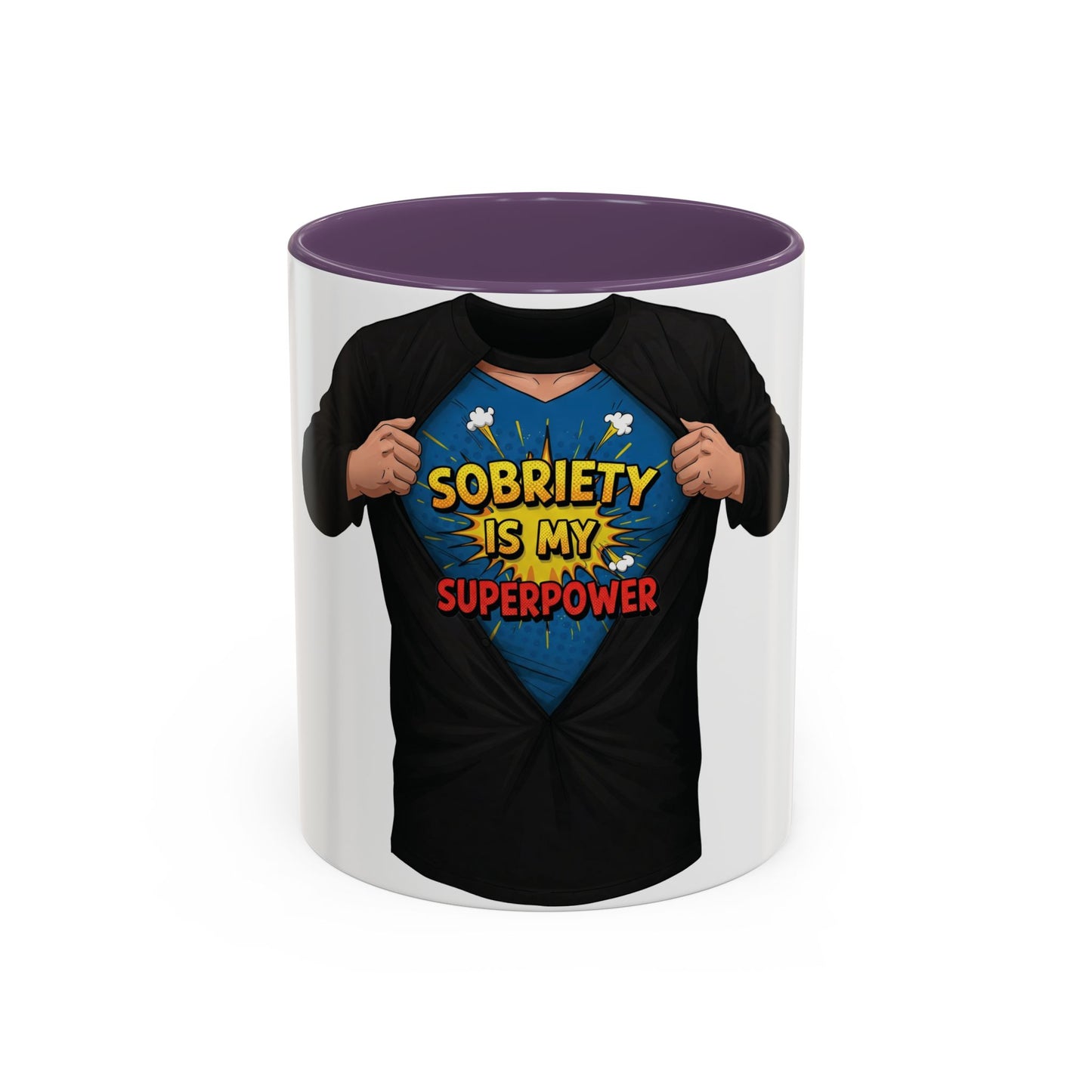 Sobriety Superpower Coffee Mug – Inspirational 11oz & 15oz