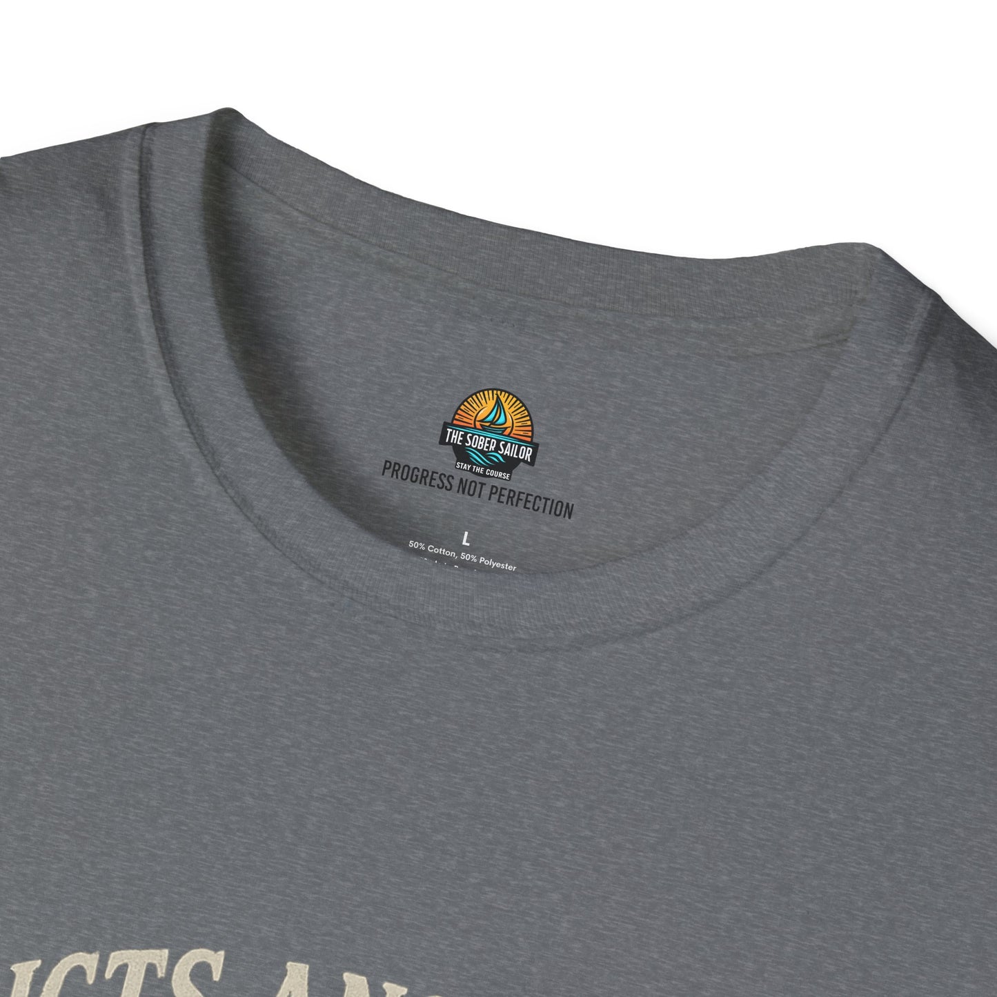 Addicts Anonymous Yacht Club T-Shirt | Casual Unisex Tee, Nautical Style Shirt, Gift for Sailors, Boat Lovers, Relaxed Fit