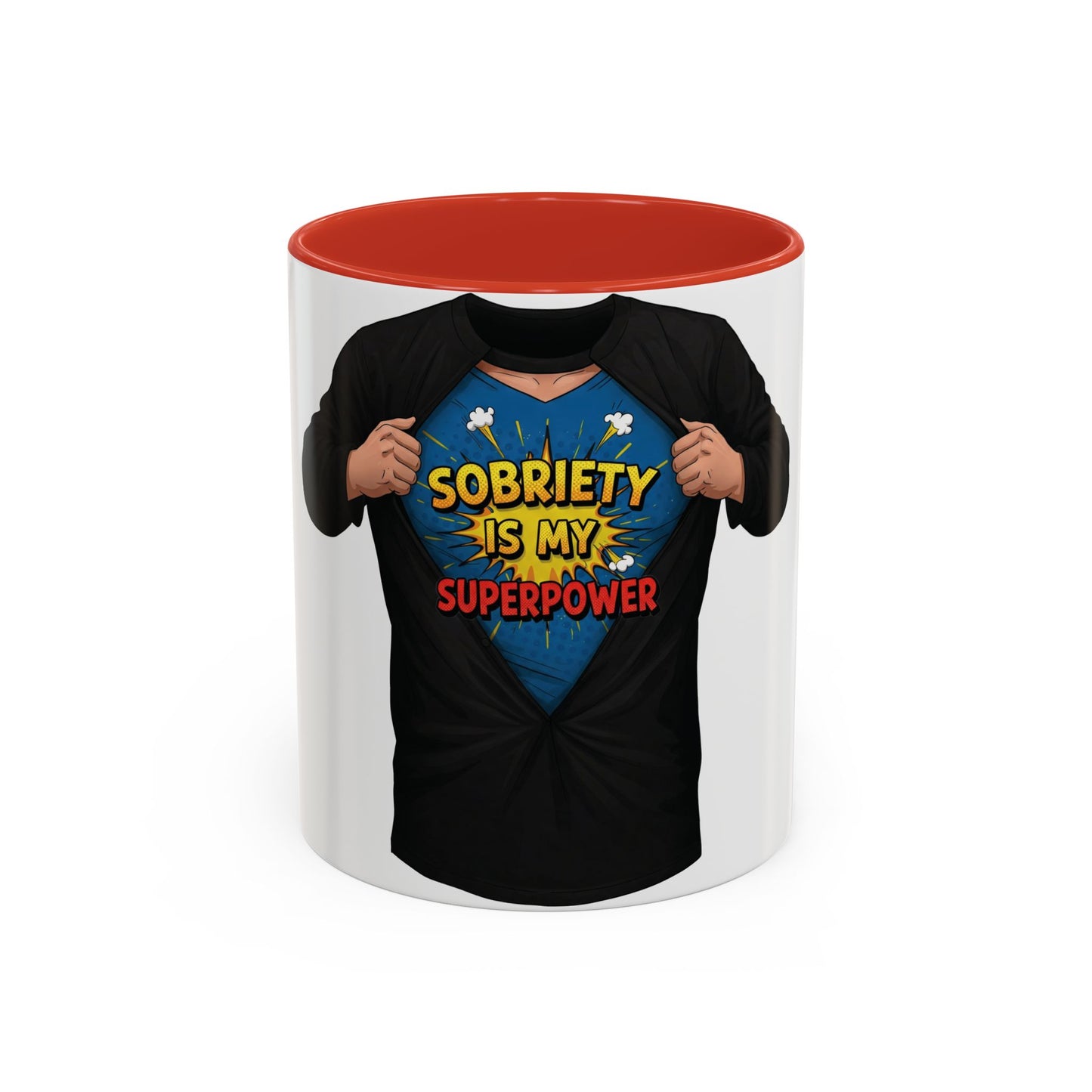 Sobriety Superpower Coffee Mug – Inspirational 11oz & 15oz