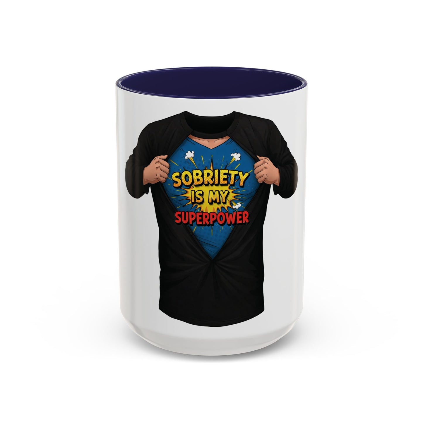Sobriety Superpower Coffee Mug – Inspirational 11oz & 15oz
