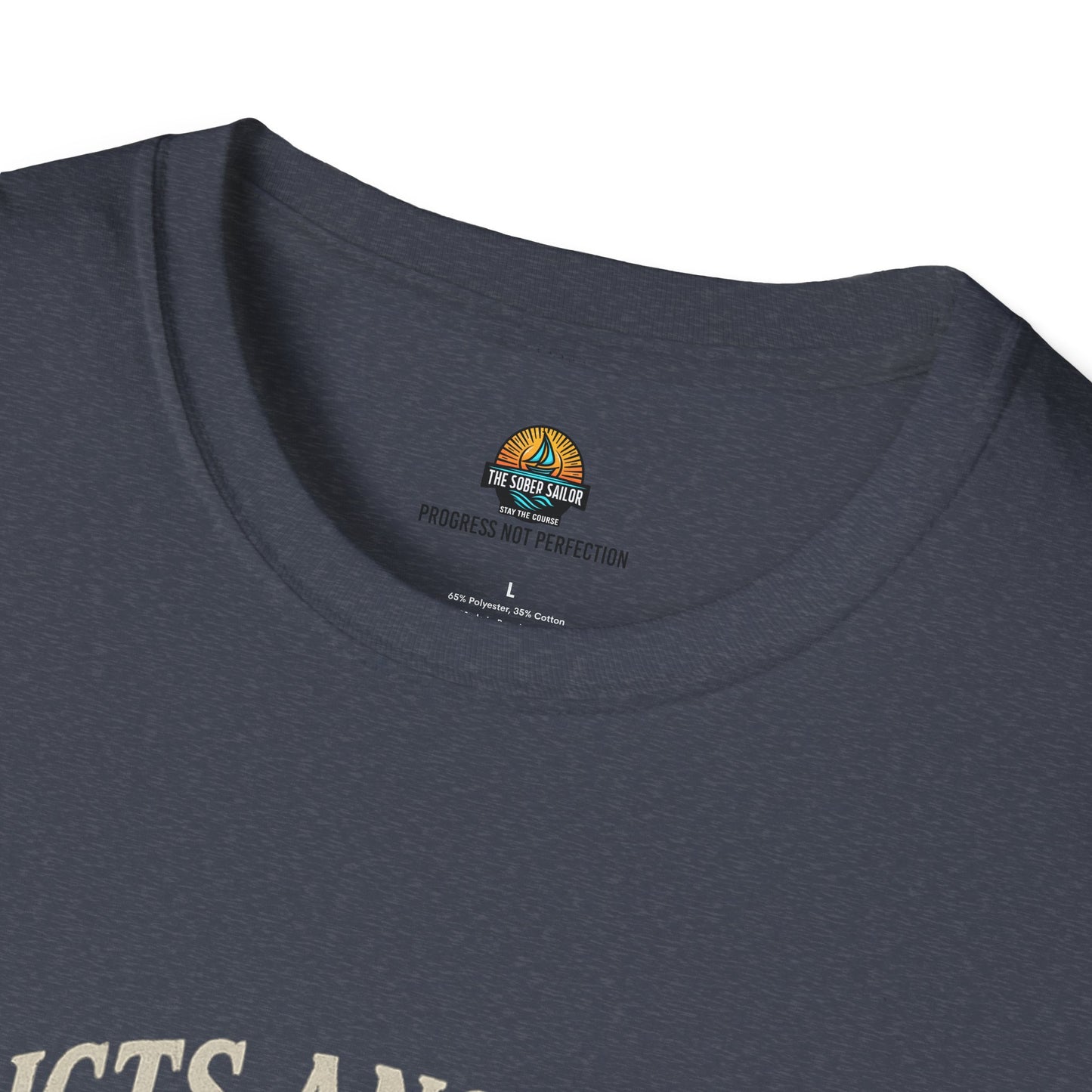 Addicts Anonymous Yacht Club T-Shirt | Casual Unisex Tee, Nautical Style Shirt, Gift for Sailors, Boat Lovers, Relaxed Fit