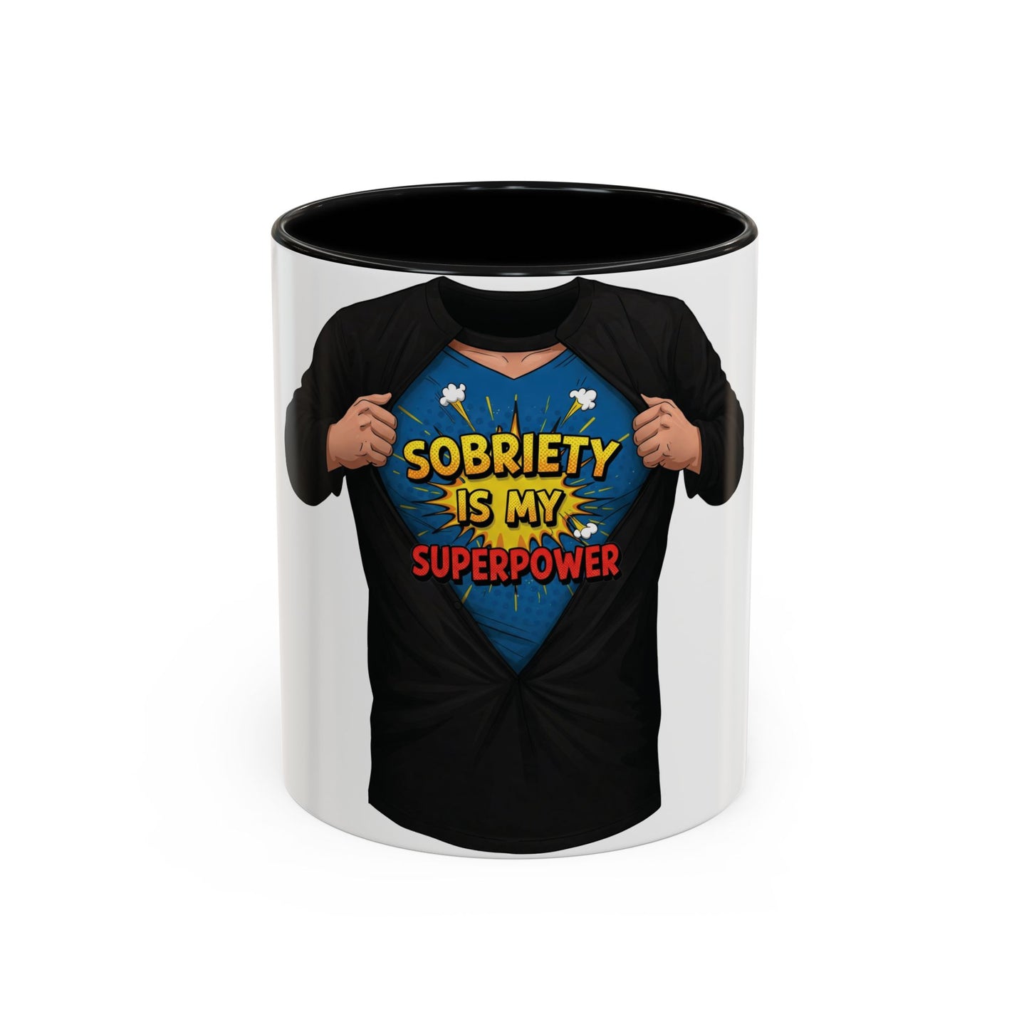 Sobriety Superpower Coffee Mug – Inspirational 11oz & 15oz