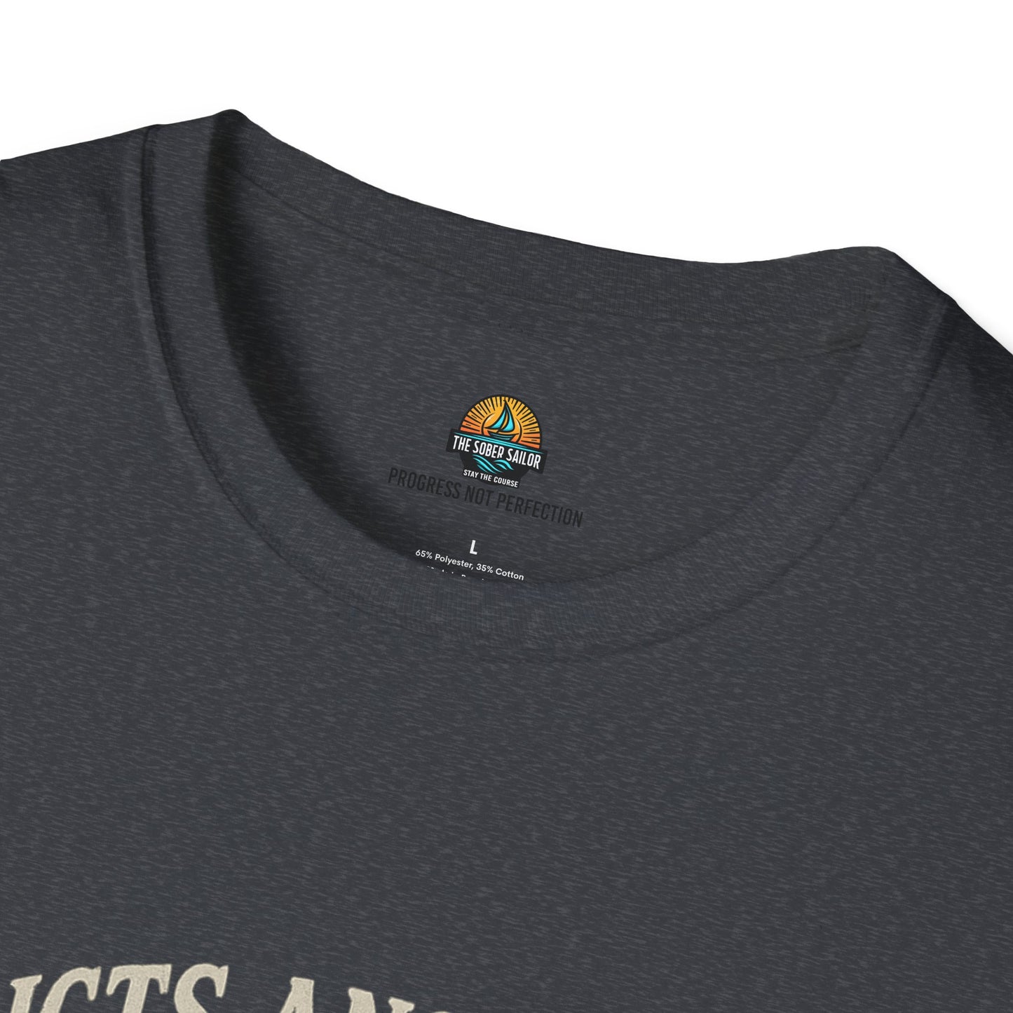 Addicts Anonymous Yacht Club T-Shirt | Casual Unisex Tee, Nautical Style Shirt, Gift for Sailors, Boat Lovers, Relaxed Fit