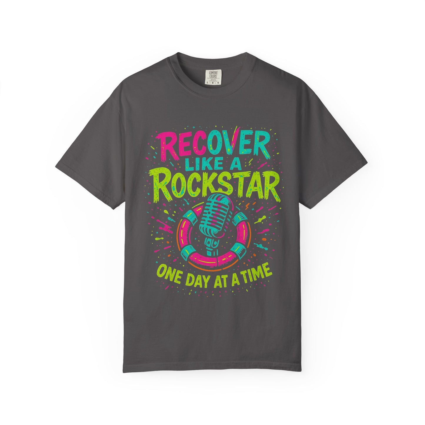 Rockstar Recovery T-Shirt, Motivational Shirt, Unisex Tee, Gift for Musicians, Recovery Celebration