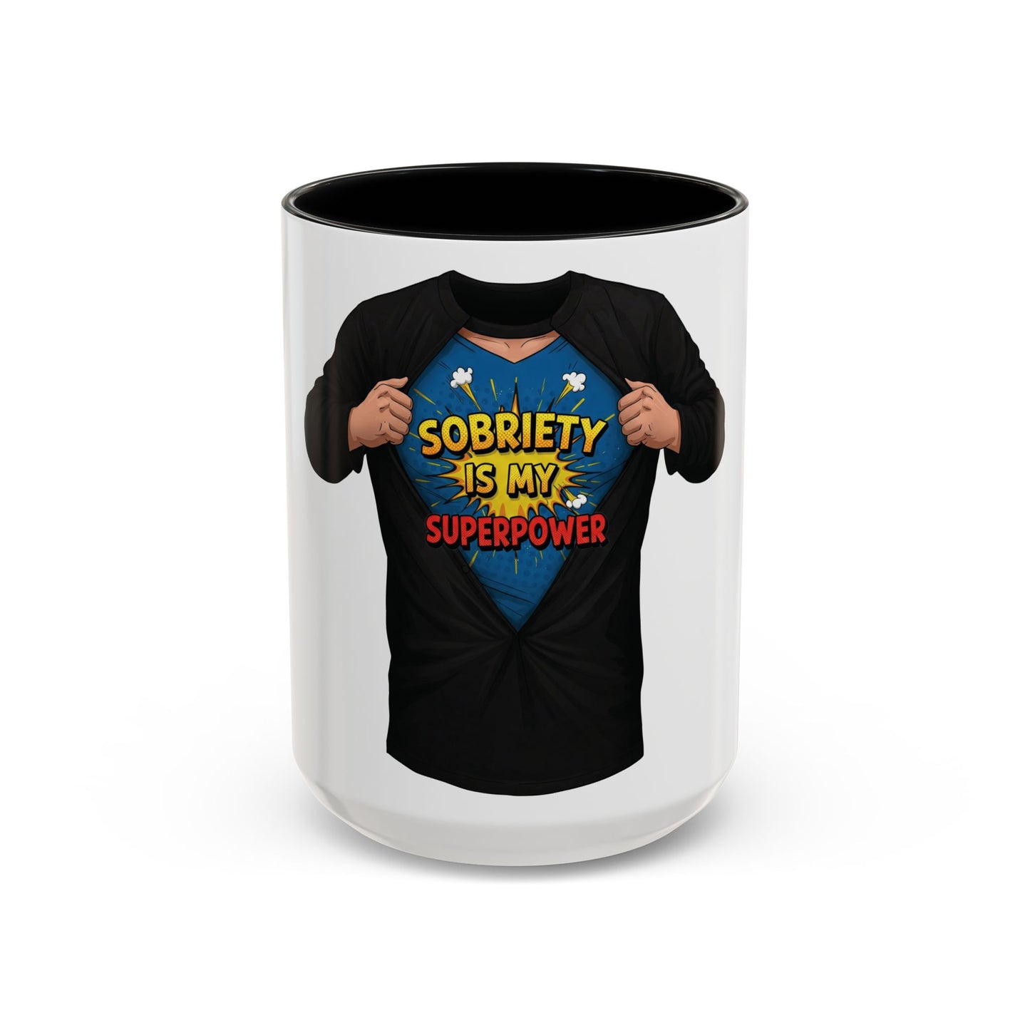 Sobriety Superpower Coffee Mug – Inspirational 11oz & 15oz